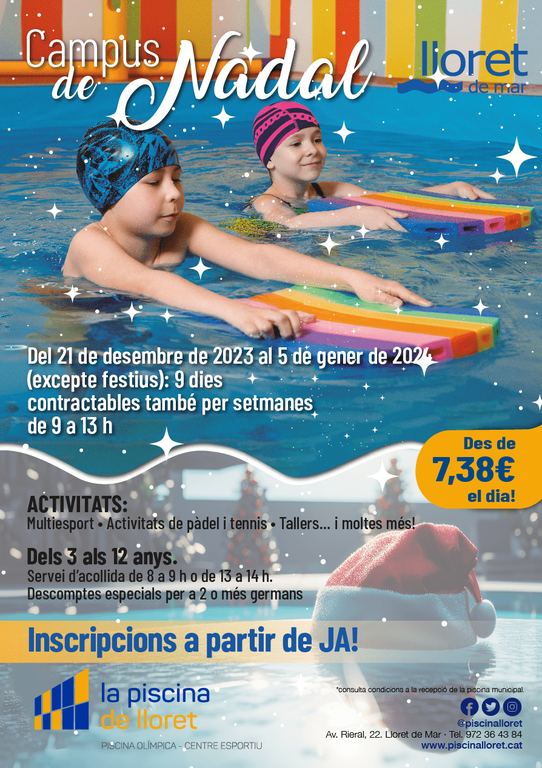 CAMPUS ESPORTIU NADAL LA  PISCINA DE LLORET