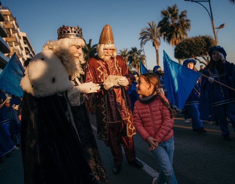 Cavalcada i arribada dels Reis de l'Orient