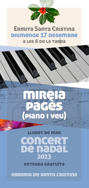 Cocert de Nadal : Mireia Pàges (veu i piano)