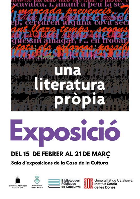 Exposició  'Una literatura pròpia,  dones escriptores'