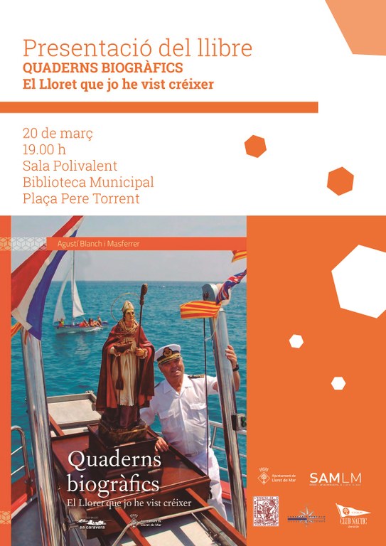 Presentació del llibre   d’Agustí Blanch i Masferrer  "El Lloret que jo  he vist créixer"