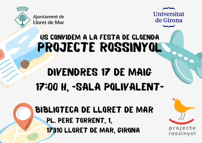 Cloenda del Projecte Rossinyol