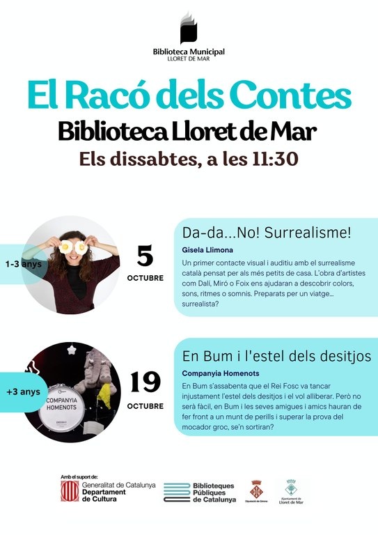 El Racó dels Contes. 1 a 3 anys. Da-da...No! Surrealisme!