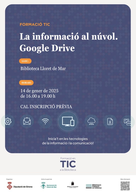 La informació al núvol: Google Drive