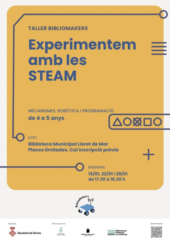 Taller Bibliomakers. Experimentem amb les STEAM