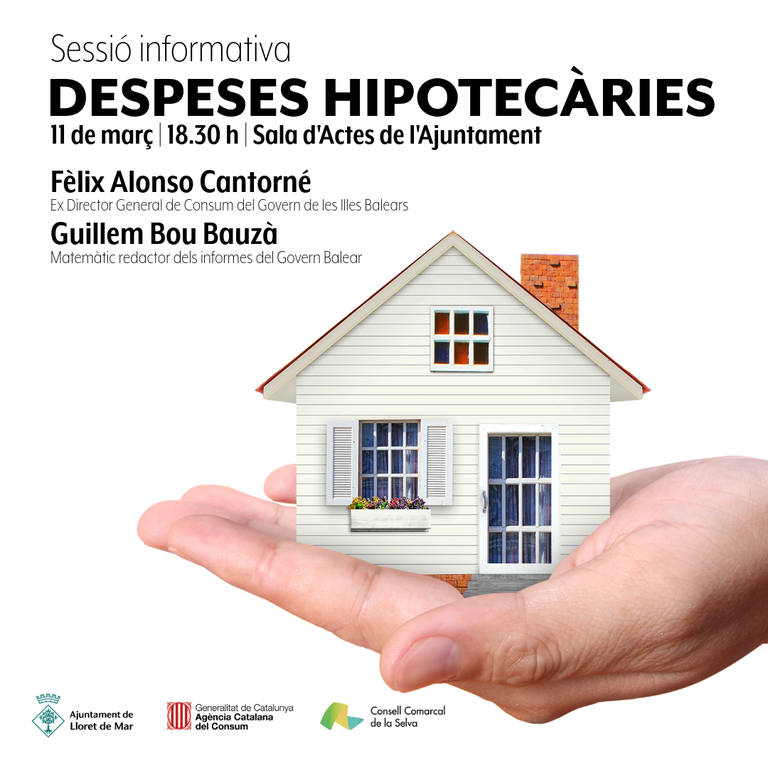 Sessió informativa: Despeses hipotecàries