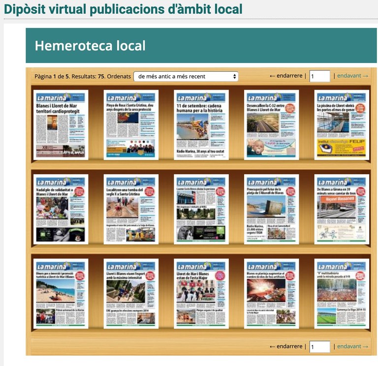 La revista “Marina” al Dipòsit Virtual del SAMLM