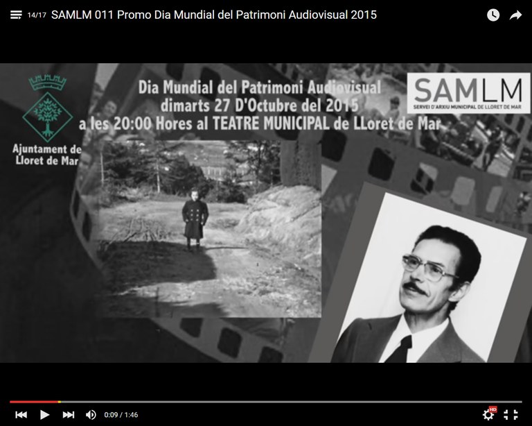 Dia del Patrimoni Audiovisual 2015