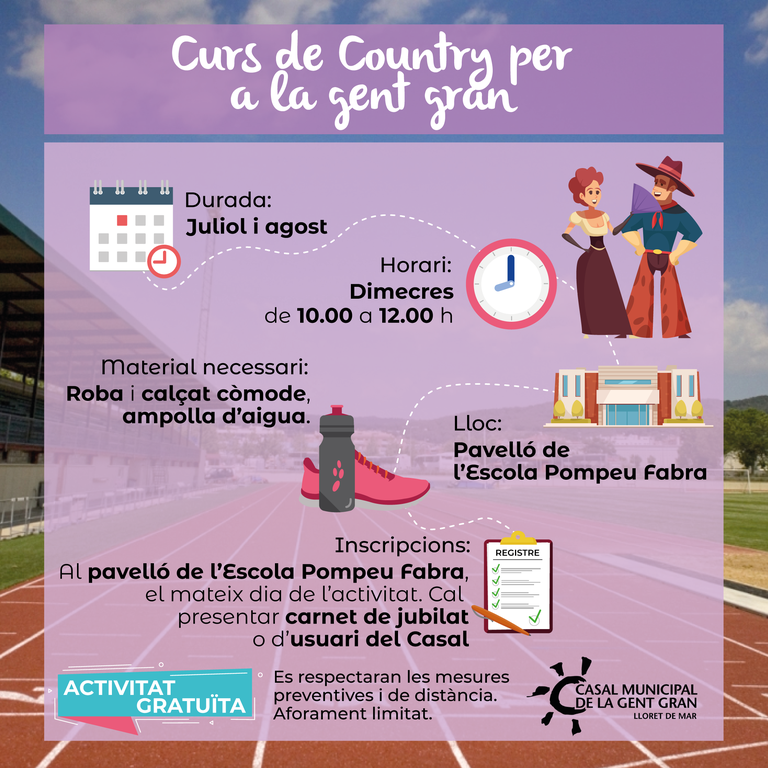 INICI CURS D'ESTIU DE COUNTRY 