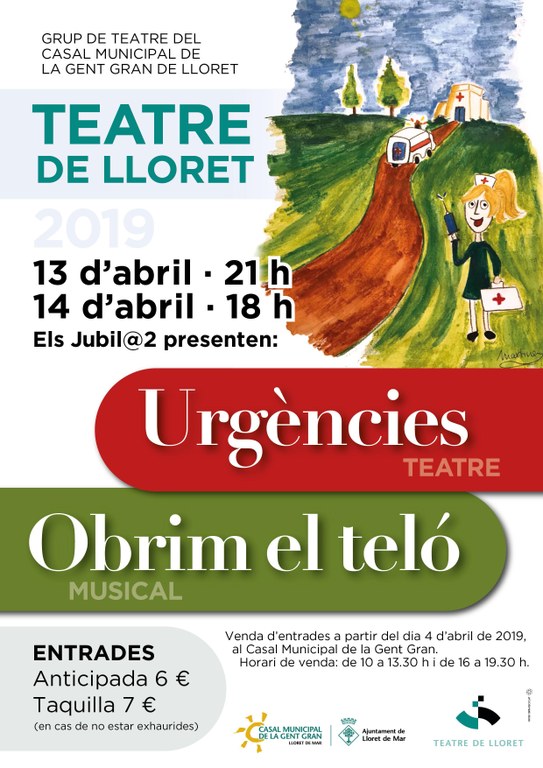 Obra de teatre: Urgències. Obrim el teló.