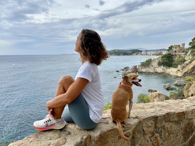 Agafant aire al camí de ronda