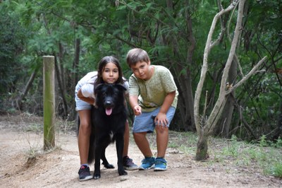 Paseando por el bosque de sa boadella.