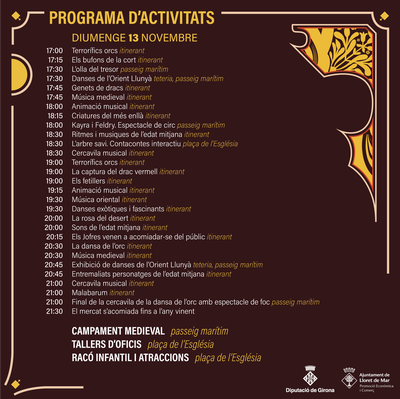 Programa Fira Medieval 3