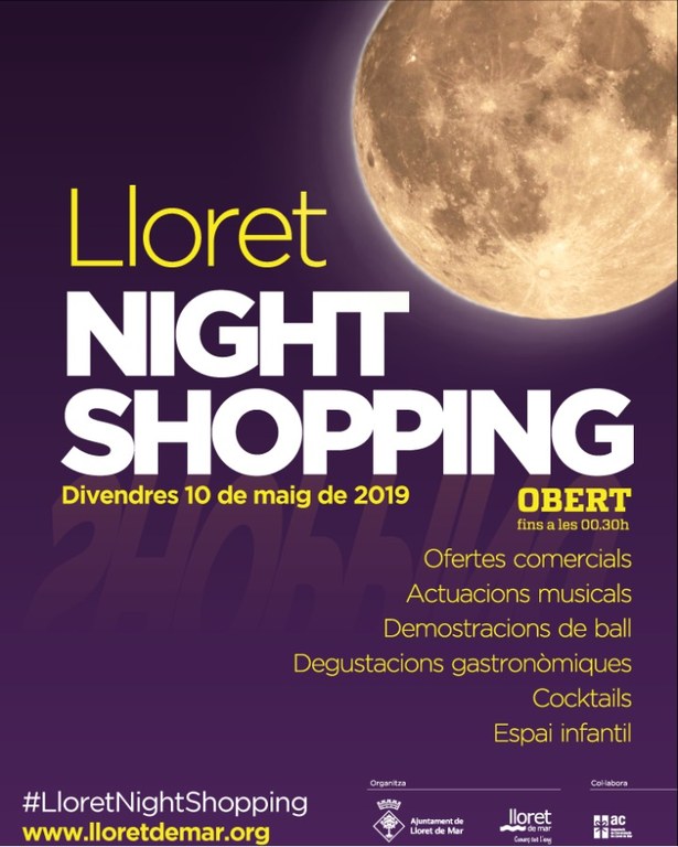 #LloretNightShopping maig 2019