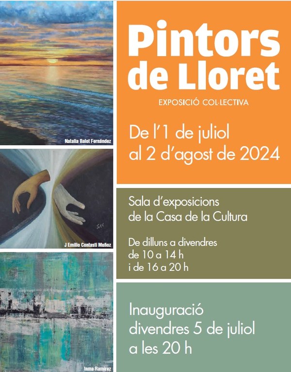Exposició col·lectiva Pintors de Lloret