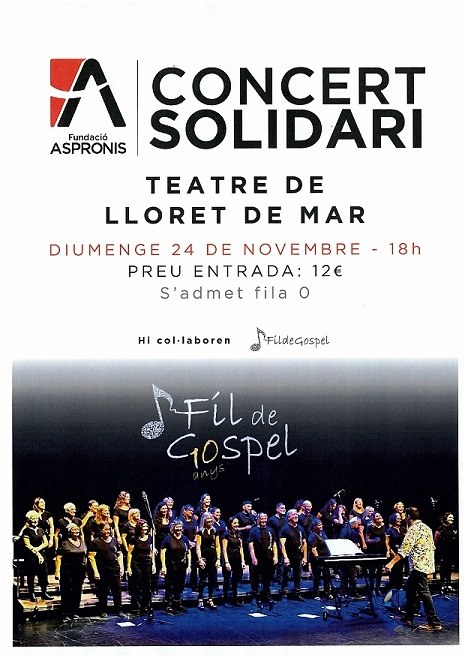 10 anys filant Gòspel. Concert solidari